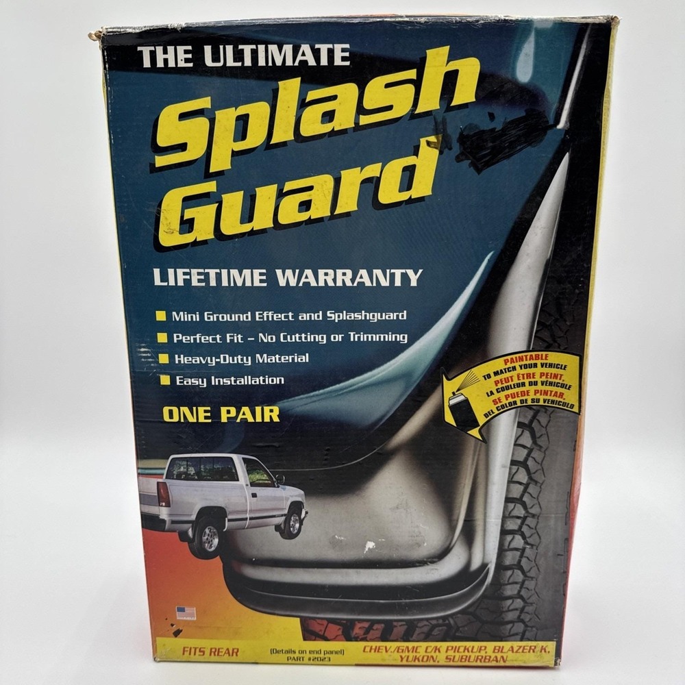 Vintage Ultimate Splash Guard Part #2023 Chevy GMC Blazer Yukon Suburban Rear